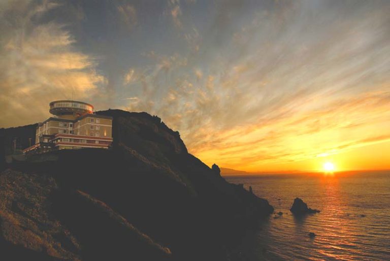 夏季夕陽令人感動