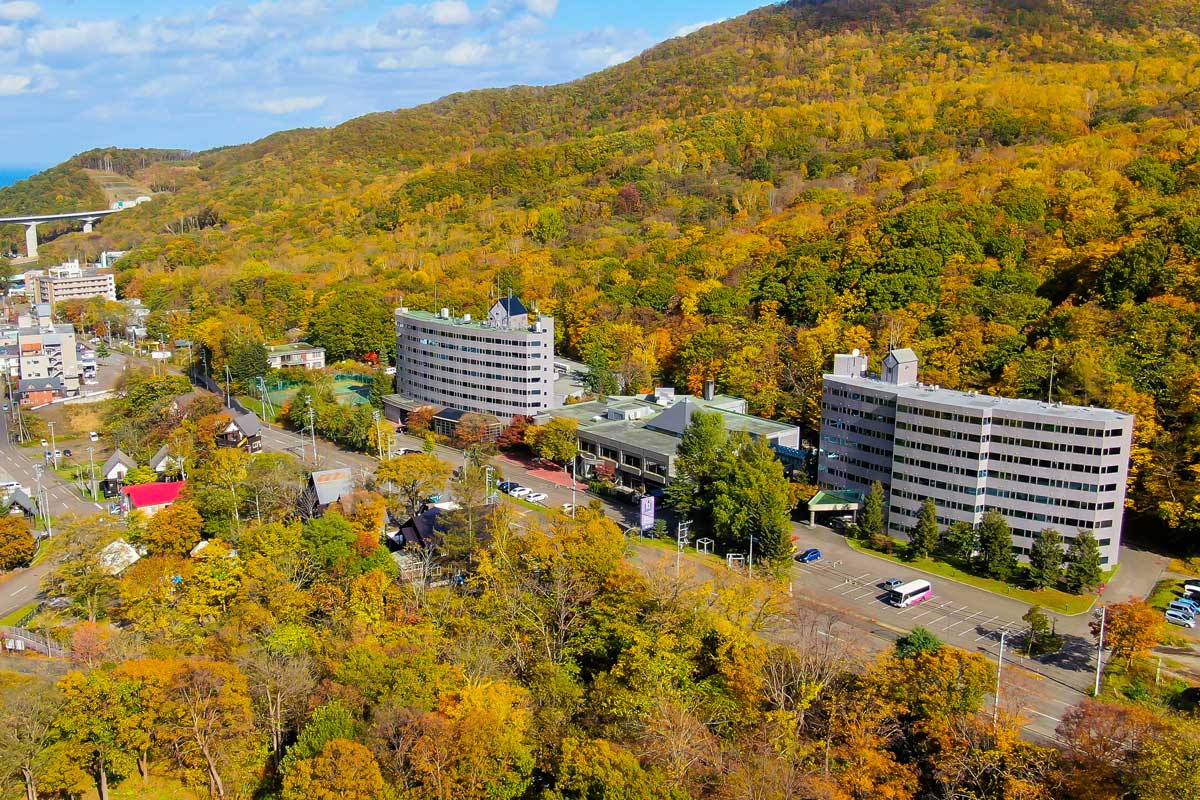 被豐富的自然環抱的位置