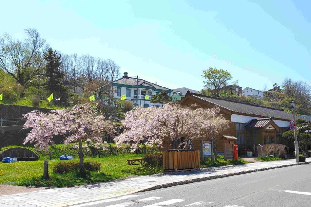 一邊聽著江差的歷史，一邊體驗街道漫步